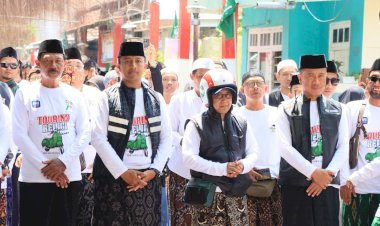 Cooling-System-Pilkada-2024,-Polres-Kediri-Kota-Touring-Religi-Ziarah-Makam-Bersama-Santri